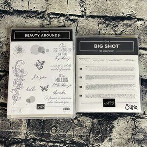 Stampin' Up! BEAUTY ABOUNDS Stamps & BUTTERFLY BEAUTY Dies